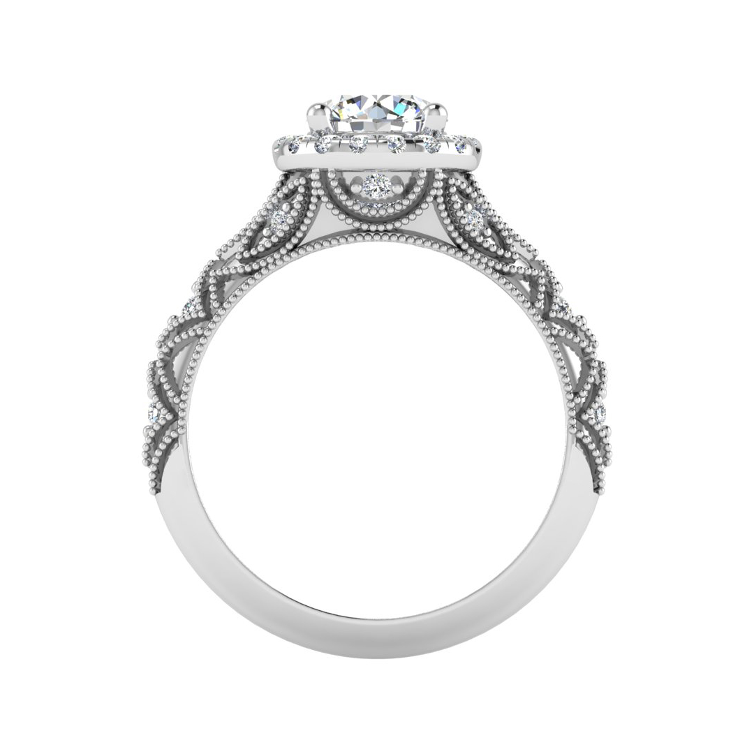 Rylie Halo Engagement Ring